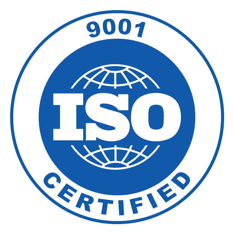 900 ISO CERTIFIED